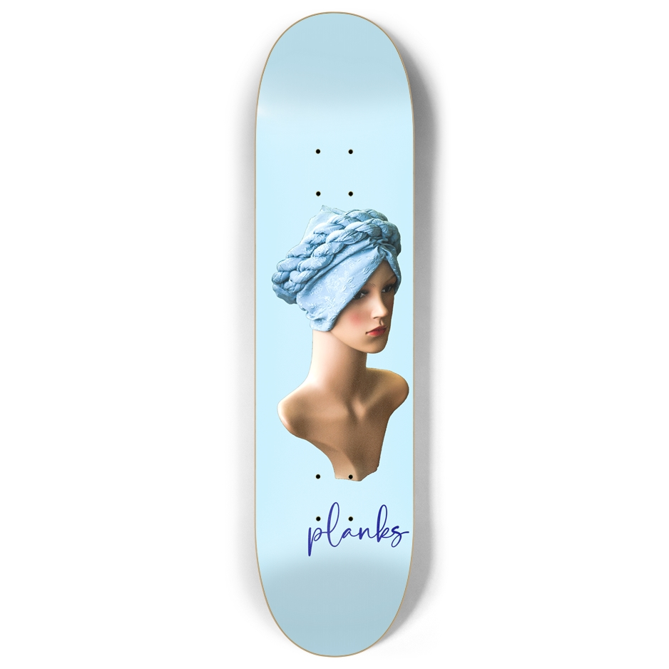 Mannequin Blue Skateboard